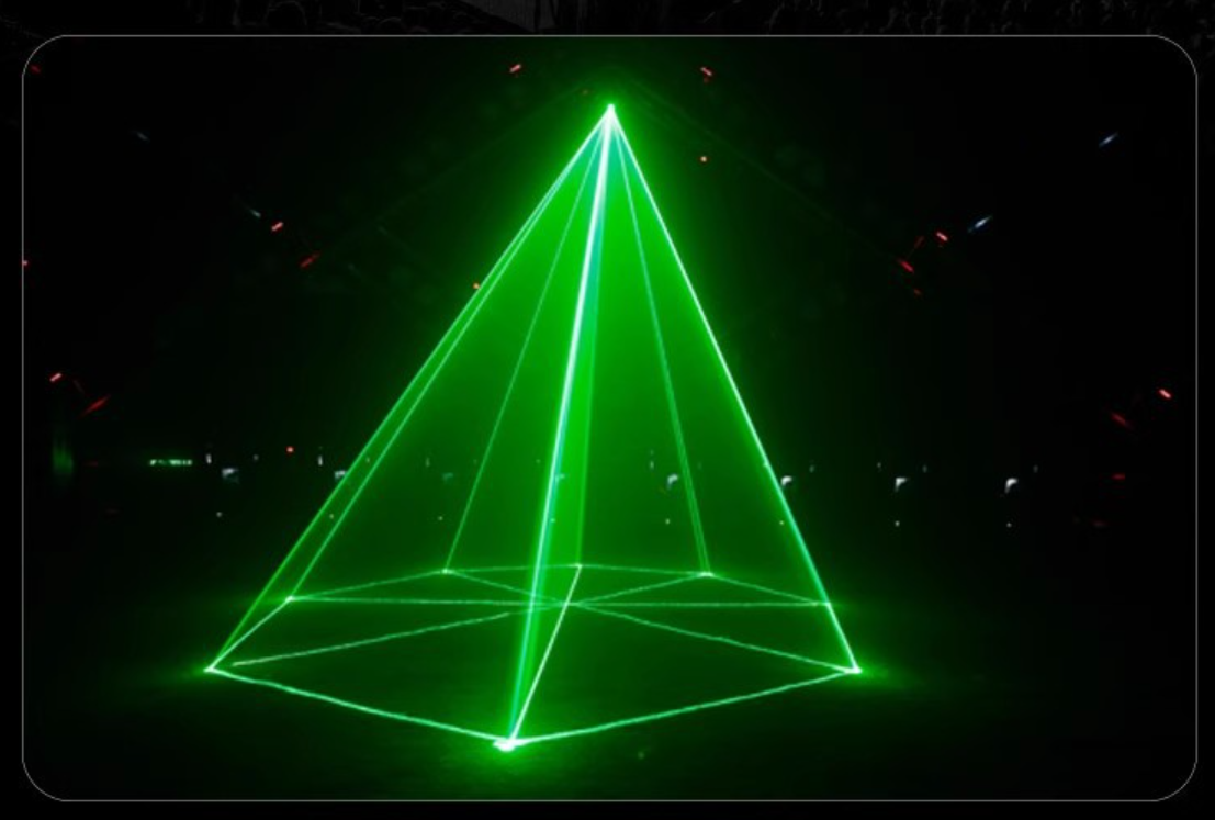 2W fullfarget Phantom-laserlys, profesjonelt сценelys, egnet for KTV, barer, nattklubber og sceneopptredener