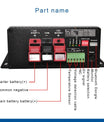 NOEIFEVO 12V 60A DC-DC Booster nabíječky baterií pro obytné vozy, karavany a čluny, pro LiFePO4 lithiové olověné baterie AGM GEL, podpora Bluetooth