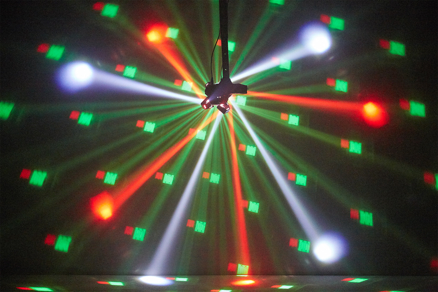 60W 4 Arm Partyleuchte, RGBW-LED-Bühnenleuchte mit Fernbedienung/DMX-Steuerung, Discolichter für Hochzeiten, Partys, KTVs, Clubs und Bars