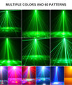 40W LED Partylicht, Bee's Eye 5-in-1-Effektlicht, RGB-Stroboskoplichtprojektor mit verschiedenen Mustern für Bühnenbeleuchtung für DJs, Discos, Partys und Hochzeiten