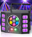 100W Bienenauge Stroboskop Bühnenstrahler 4-in-1 RGBW LED Effektlicht DMX512 DJ-Lichteffekt für Disco Party  Konzert Nachtclub
