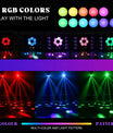 100W Bienenauge Stroboskop Bühnenstrahler 4-in-1 RGBW LED Effektlicht DMX512 DJ-Lichteffekt für Disco Party  Konzert Nachtclub