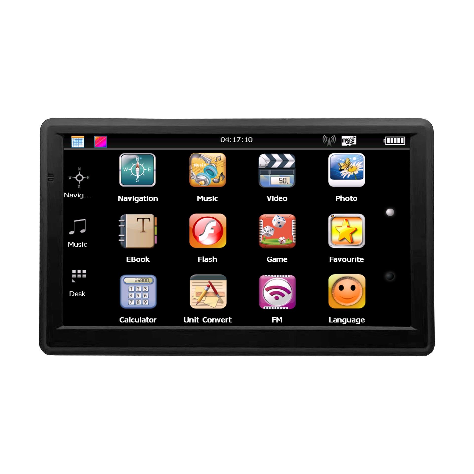 NOEIFEVO X20 GPS Navigation, 7 Zoll Touchscreen mit Europa-Karten, 8GB 256MB, mehrsprachig, Unterstützung FM, für PKWs/Transporter/LKWs