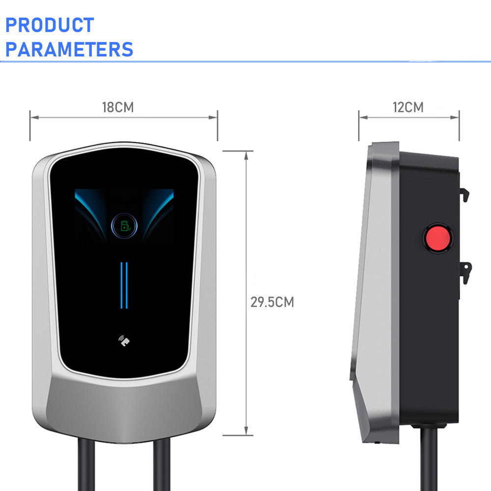 Noeifevo Q6 7KW laddstation för elbilar Wallbox 32A 1-fas typ 2 5M DC6mA RCD-skydd