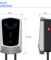 Estação de carregamento de veículos eléctricos Noeifevo Q6 7KW Wallbox 32A 1Phase Type 2 5M DC6mA RCD Protection