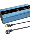 Cargador de litio LiFePO4 de iones de litio ajustable de voltaje de 42 V-88,2 V de NOEIFEVO de 15 A para baterías de 36 V, 48 V, 60 V, 72 V y 84 V