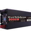 Bærbar 3000W 4000W 5000W 6000W 8000W Pure Sine Wave Inverter DC 24V til AC 110V 220V Spændingsomformer Bil Solar Inverter