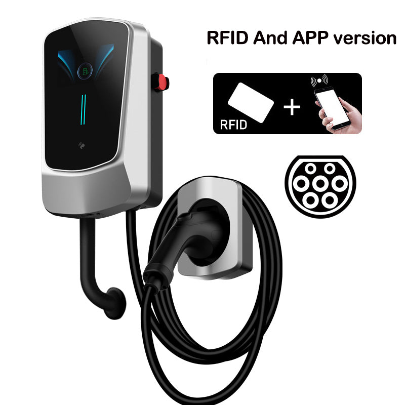 Noeifevo Q6 EV Charging Station Wallbox 11kW 16A Type 2 5M DC6mA RCD Protection